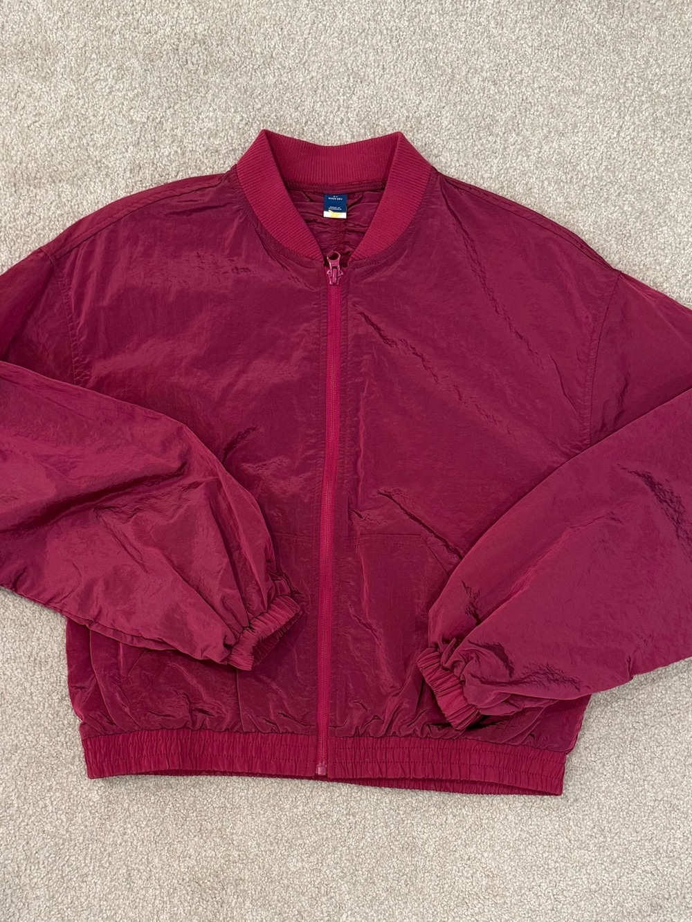 Old Navy Maroon Bomber Jacket